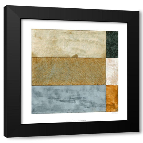 Urban Grid III Black Modern Wood Framed Art Print by Archie, K.