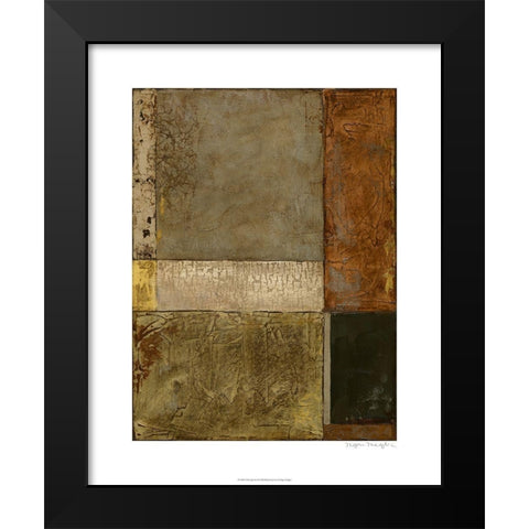 Gilded Age I Black Modern Wood Framed Art Print by Meagher, Megan