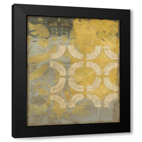 Honeysuckle II Black Modern Wood Framed Art Print with Double Matting by Meagher, Megan