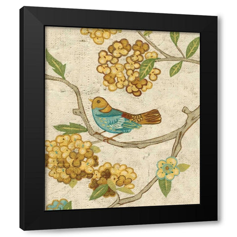 Antique Aviary II Black Modern Wood Framed Art Print by Zarris, Chariklia