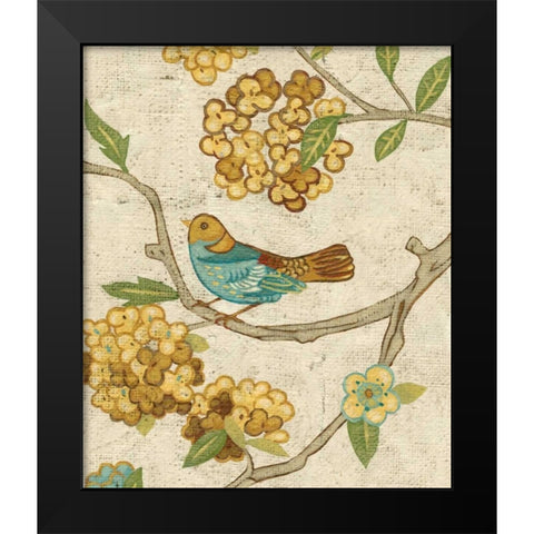 Antique Aviary II Black Modern Wood Framed Art Print by Zarris, Chariklia