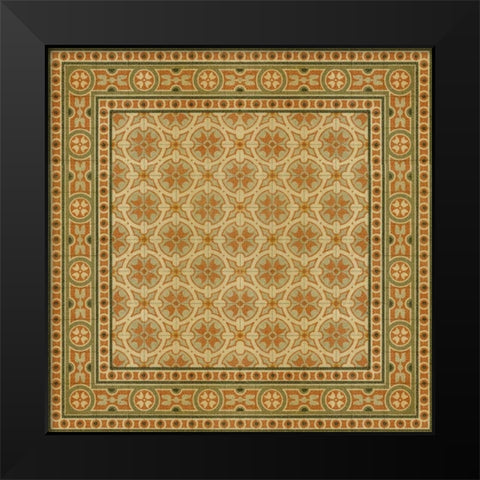 Italian Mosaic I Black Modern Wood Framed Art Print by Vision Studio