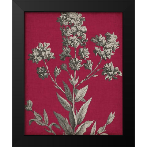 Vivid Chintz VI Black Modern Wood Framed Art Print by Vision Studio