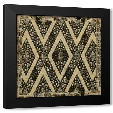 Kuba Detail I Black Modern Wood Framed Art Print with Double Matting by Vision Studio