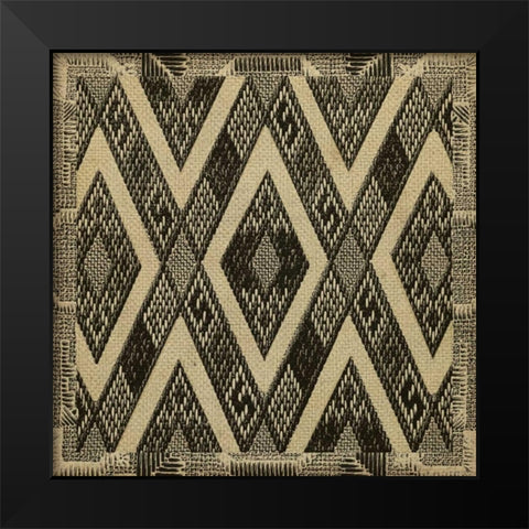 Kuba Detail I Black Modern Wood Framed Art Print by Vision Studio