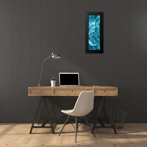 Sea Spray III Black Modern Wood Framed Art Print by Vision Studio