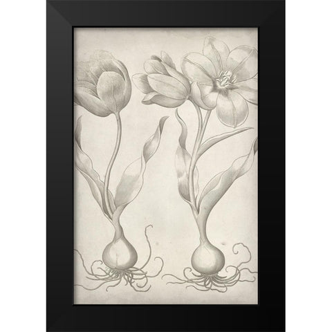 Classic Romance III Black Modern Wood Framed Art Print by Vision Studio