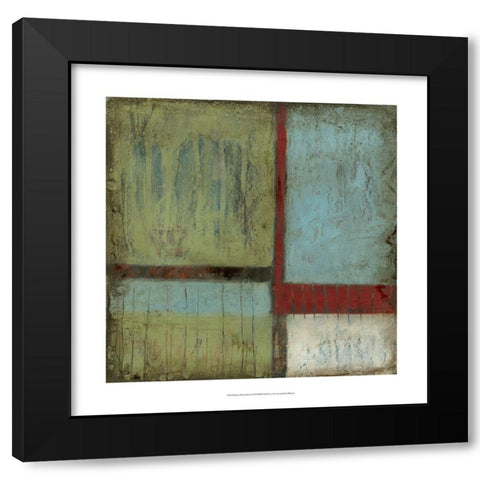 Rustic Minimalism I Black Modern Wood Framed Art Print with Double Matting by Goldberger, Jennifer