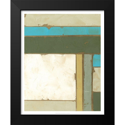 Weathered Paneling I Black Modern Wood Framed Art Print by Goldberger, Jennifer
