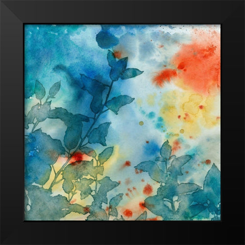 Color Play I Black Modern Wood Framed Art Print by Meagher, Megan