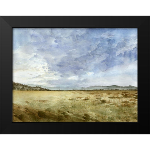 Montana Horizon II Black Modern Wood Framed Art Print by Meagher, Megan