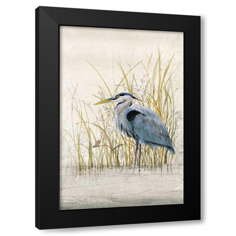 Heron Sanctuary II Black Modern Wood Framed Art Print with Double Matting by OToole, Tim