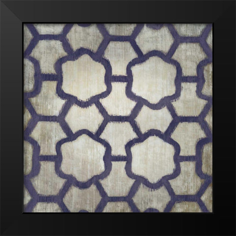 Spectrum Symmetry III Black Modern Wood Framed Art Print by Zarris, Chariklia