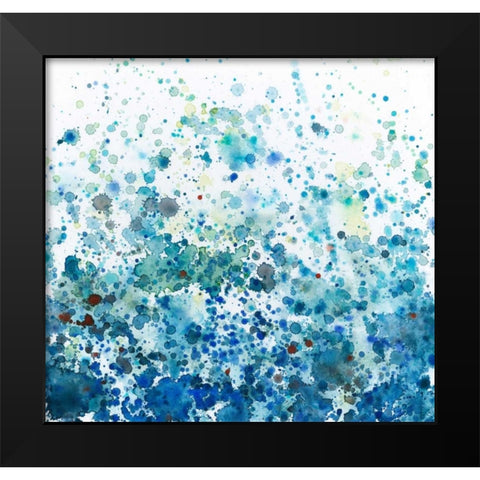 Speckled Sea I Black Modern Wood Framed Art Print by Meagher, Megan