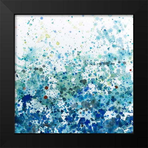 Speckled Sea II Black Modern Wood Framed Art Print by Meagher, Megan