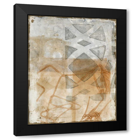 Delicate Lines I Black Modern Wood Framed Art Print with Double Matting by Meagher, Megan