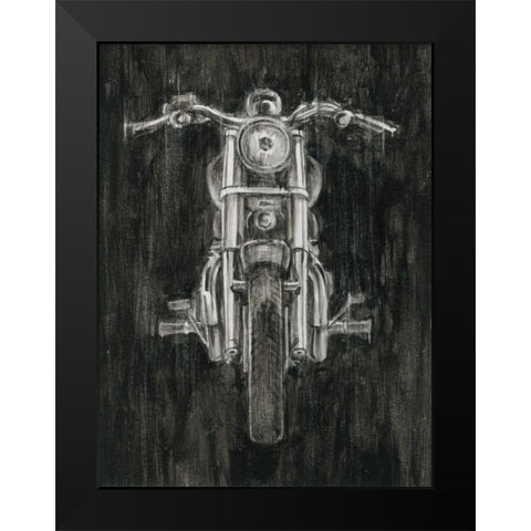 Steel Horse II Black Modern Wood Framed Art Print by Harper, Ethan