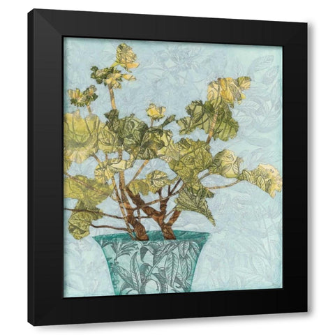 Conservatory Collage I Black Modern Wood Framed Art Print by Meagher, Megan