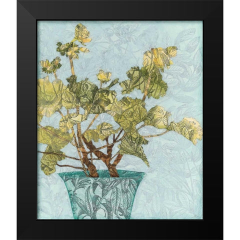 Conservatory Collage I Black Modern Wood Framed Art Print by Meagher, Megan