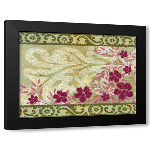 Rococo Celebration I Black Modern Wood Framed Art Print by Vision Studio