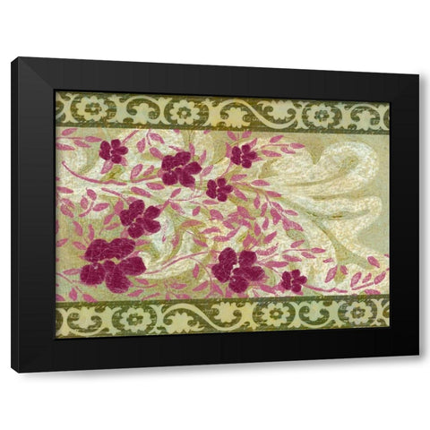 Rococo Celebration II Black Modern Wood Framed Art Print by Vision Studio