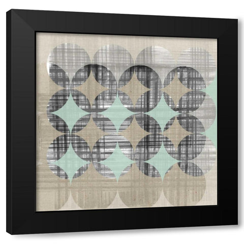 New Pattern II Black Modern Wood Framed Art Print with Double Matting by Goldberger, Jennifer