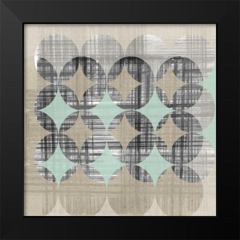 New Pattern II Black Modern Wood Framed Art Print by Goldberger, Jennifer