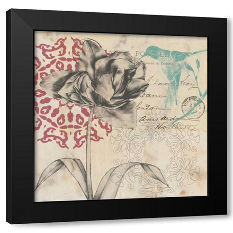 Beautiful Bounty I Black Modern Wood Framed Art Print with Double Matting by Goldberger, Jennifer