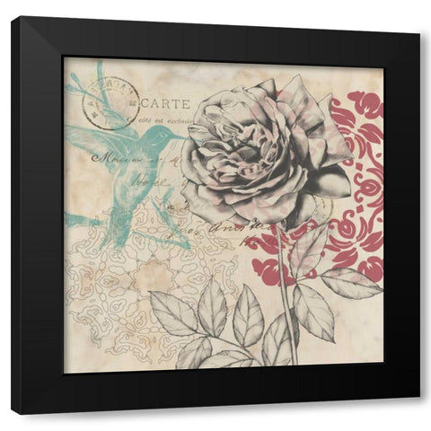 Beautiful Bounty II Black Modern Wood Framed Art Print by Goldberger, Jennifer