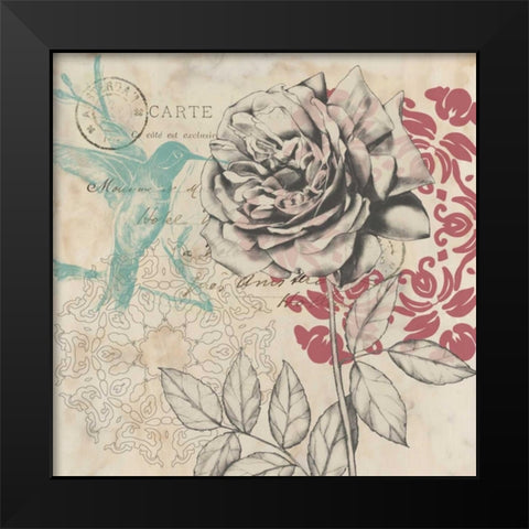 Beautiful Bounty II Black Modern Wood Framed Art Print by Goldberger, Jennifer