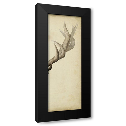 Triptych Elk III Black Modern Wood Framed Art Print by Popp, Grace
