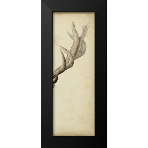 Triptych Elk III Black Modern Wood Framed Art Print by Popp, Grace