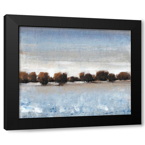 Distant Treeline II Black Modern Wood Framed Art Print by OToole, Tim