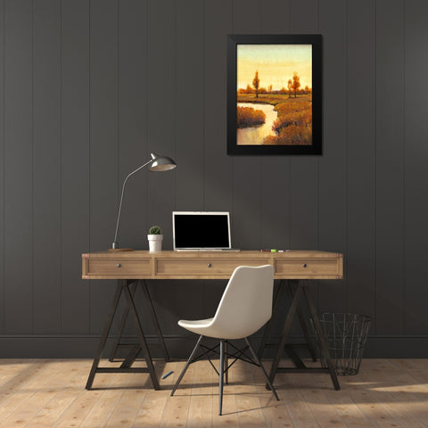 Spring Water II Black Modern Wood Framed Art Print by OToole, Tim