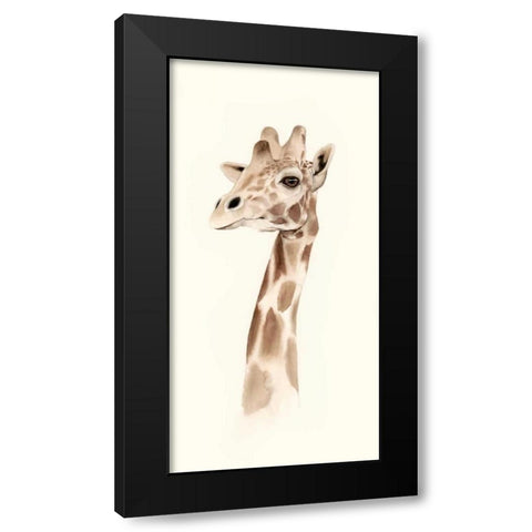 Safari Portrait III Black Modern Wood Framed Art Print with Double Matting by Popp, Grace