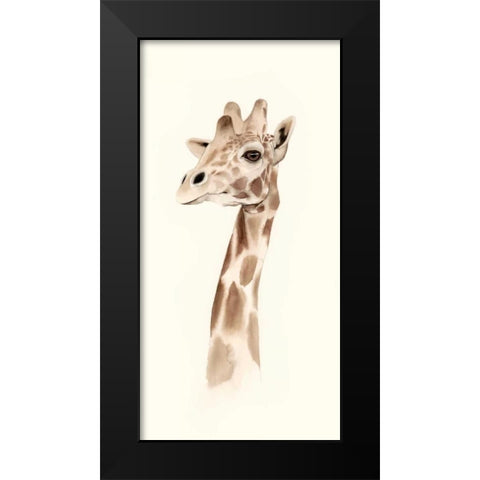 Safari Portrait III Black Modern Wood Framed Art Print by Popp, Grace