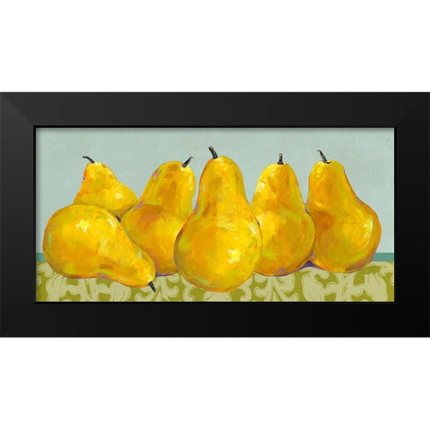 Spa Fruit Collection H Black Modern Wood Framed Art Print by Vision Studio