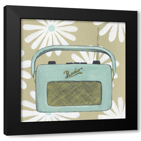 Retro Tech Collection G Black Modern Wood Framed Art Print with Double Matting by Popp, Grace