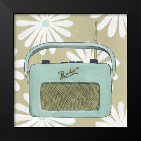 Retro Tech Collection G Black Modern Wood Framed Art Print by Popp, Grace