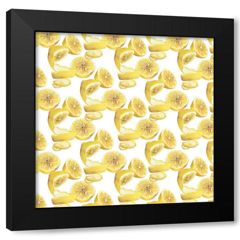 Citrus Sayings Collection G Black Modern Wood Framed Art Print by Popp, Grace