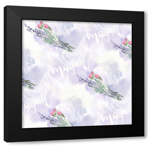 Green Witch Collection F Black Modern Wood Framed Art Print by Parker, Jennifer Paxton
