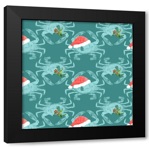 Tis the Seasun Collection I Black Modern Wood Framed Art Print by Parker, Jennifer Paxton