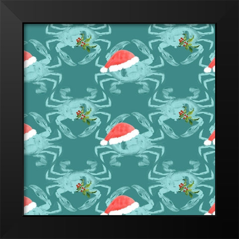 Tis the Seasun Collection I Black Modern Wood Framed Art Print by Parker, Jennifer Paxton