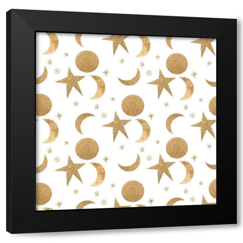 Woodland Celebration Collection H Black Modern Wood Framed Art Print with Double Matting by Borges, Victoria
