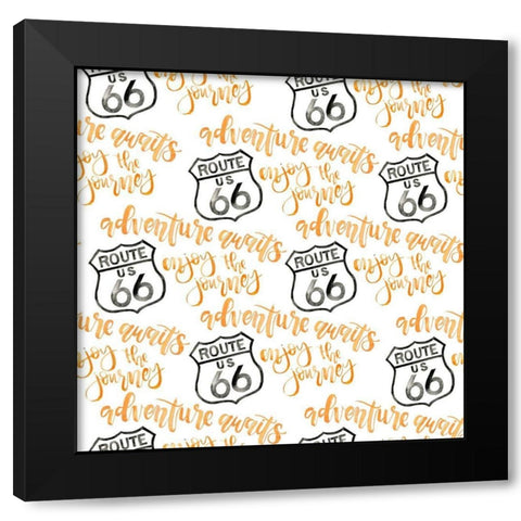 Summer Vacation Collection I Black Modern Wood Framed Art Print with Double Matting by Parker, Jennifer Paxton