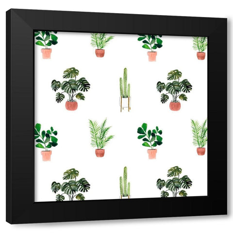 Homebody Collection F Black Modern Wood Framed Art Print by Borges, Victoria