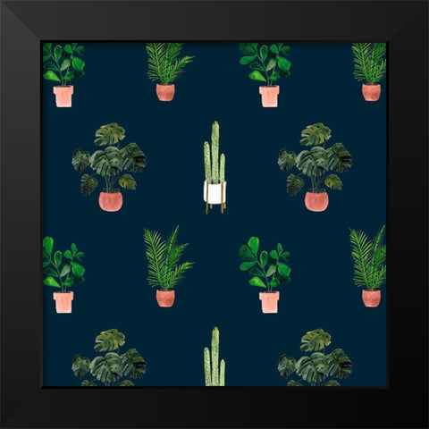 Homebody Collection G Black Modern Wood Framed Art Print by Borges, Victoria