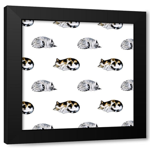 Homebody Collection H Black Modern Wood Framed Art Print by Borges, Victoria