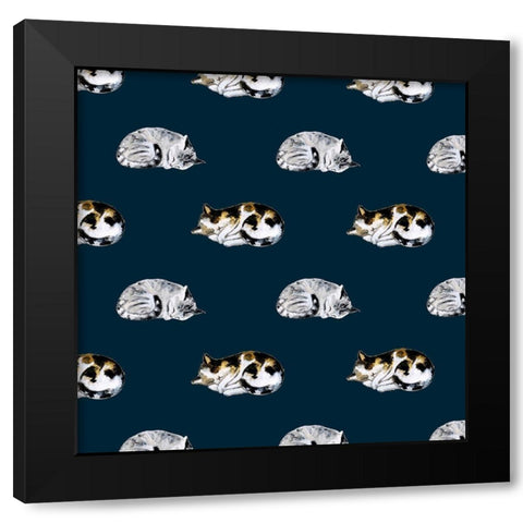 Homebody Collection I Black Modern Wood Framed Art Print with Double Matting by Borges, Victoria