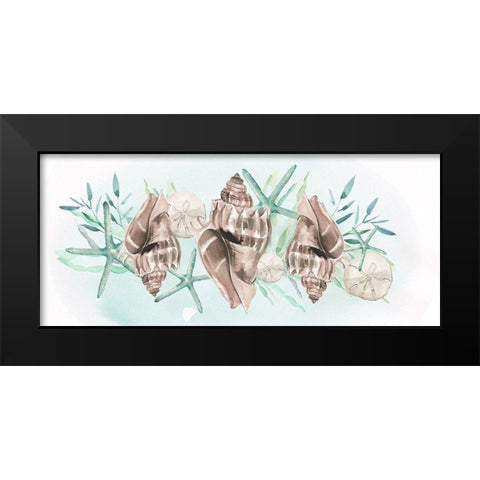 Coastal Vibes Collection D Black Modern Wood Framed Art Print by Parker, Jennifer Paxton